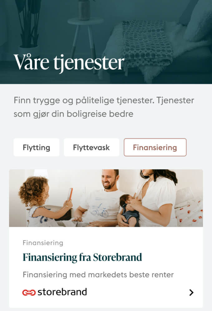 screenshot of app